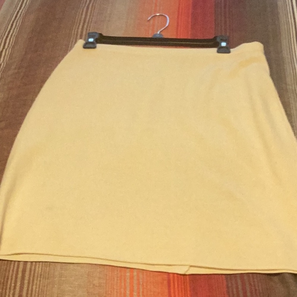 Calvin Klein Beige Pencil Skirt